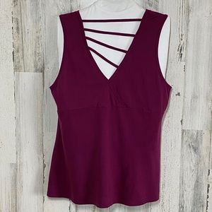 Royal Robbins Magenta Strappy Back Tank